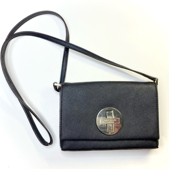 Kate Spade Newbury lane sally black crossbody bag - Picture 2 of 7